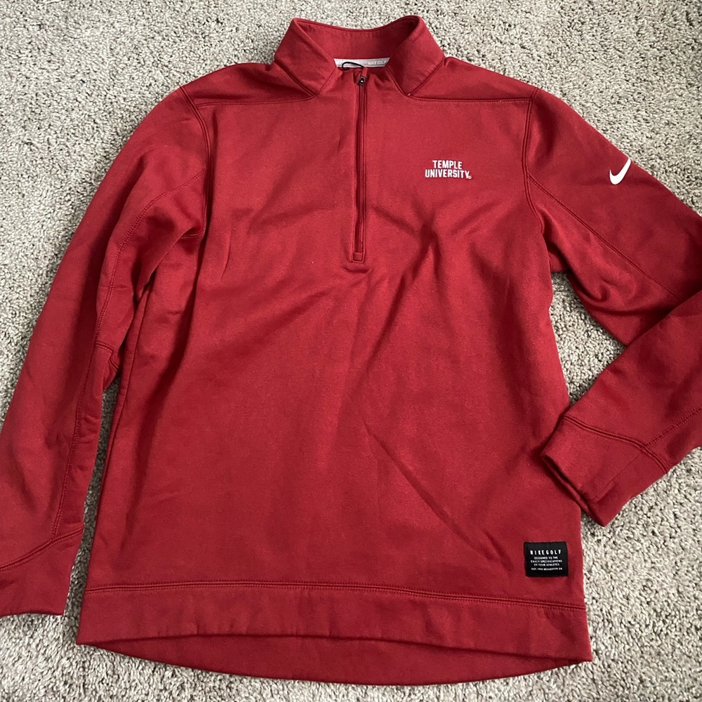 Nike Golf 1/4 Zip Pull Over -Temple U